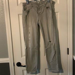 7 for all man kind skinny boyfriend jeans gray